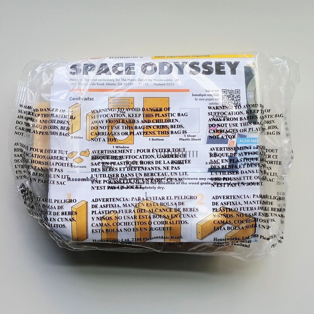 NEW Home Depot Kids Workshop Space Odyssey Kit